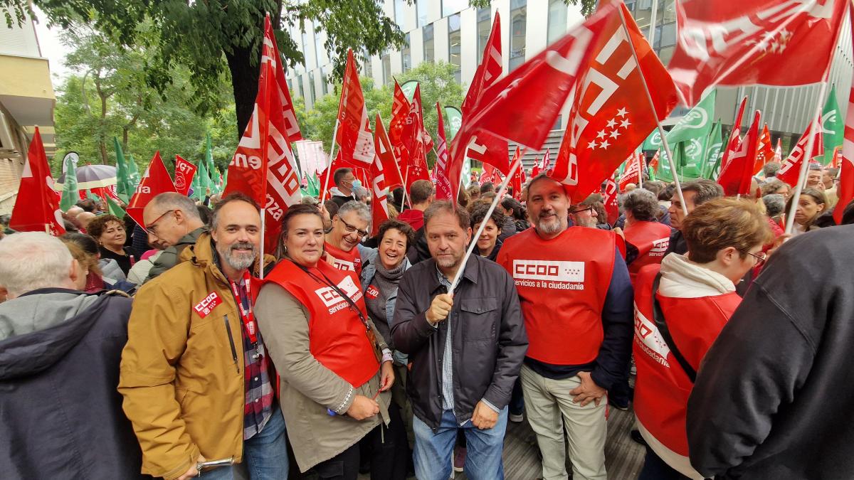 Concentraciones 30 octubre 2025 frente al Ministerio para la Transformación Digital y Función Pública