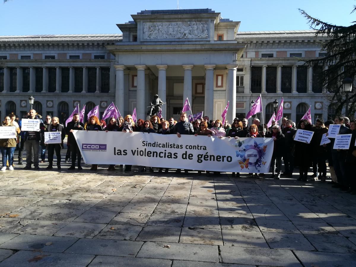 Concentración contra la violencia machista