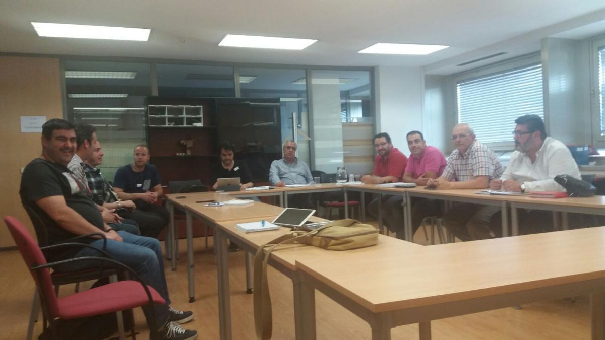 Reunión del sector de la elevación de CCOO y UGT
