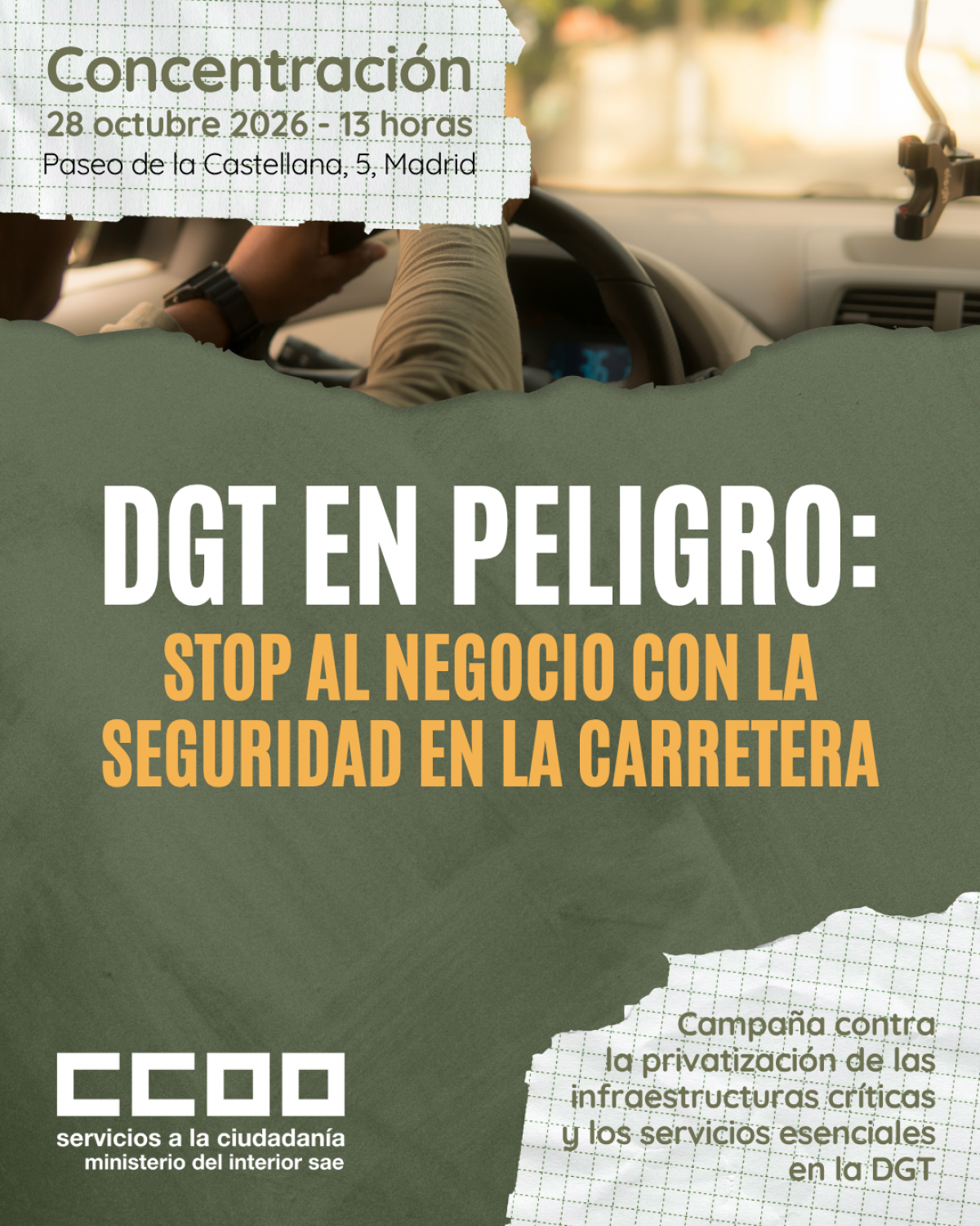 DGT en peligro: STOP al negocio con la seguridad en la carretera