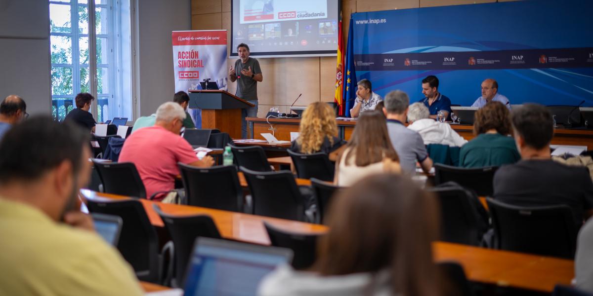 Luciano Palazzo presenta los objetivos estratgicos de FSC-CCOO en materia de accin sindical