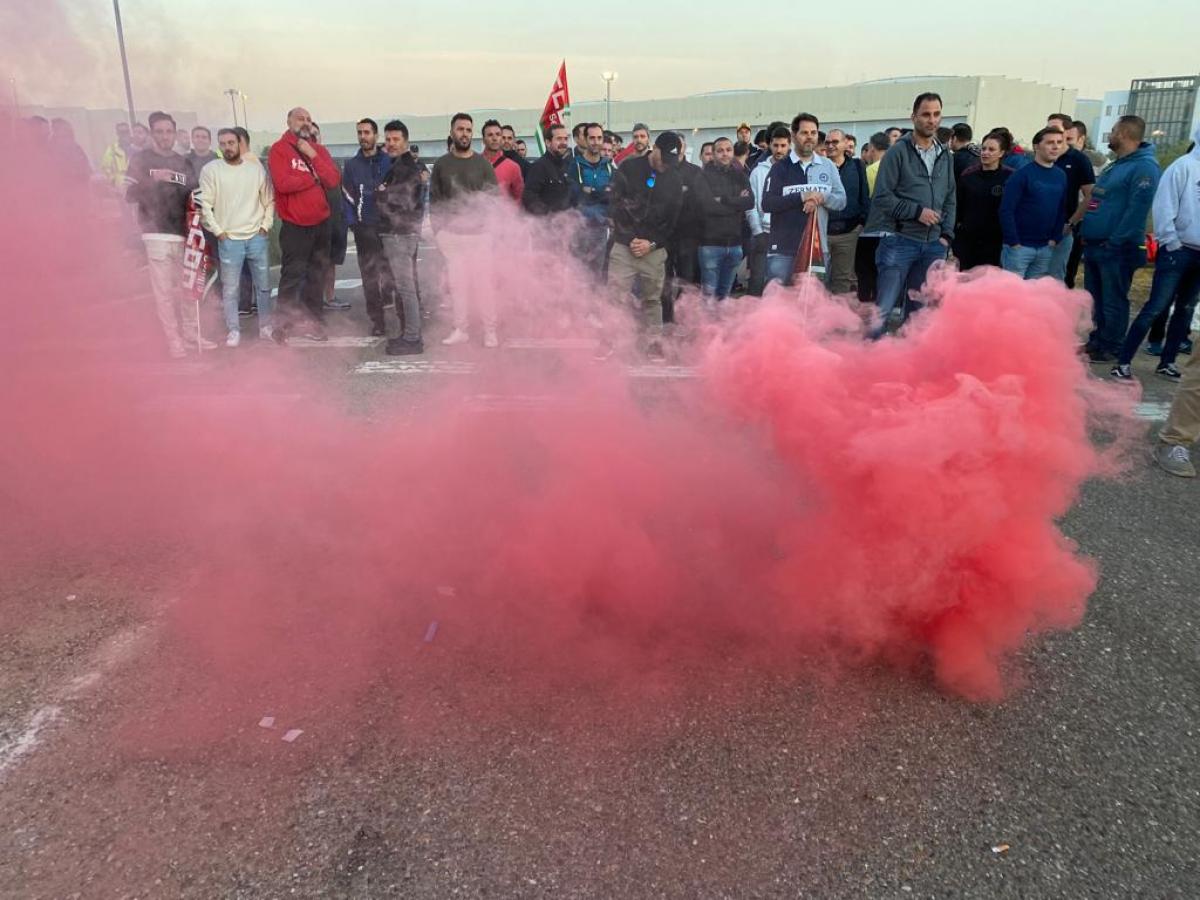La huelga fue un éxito en Airbus