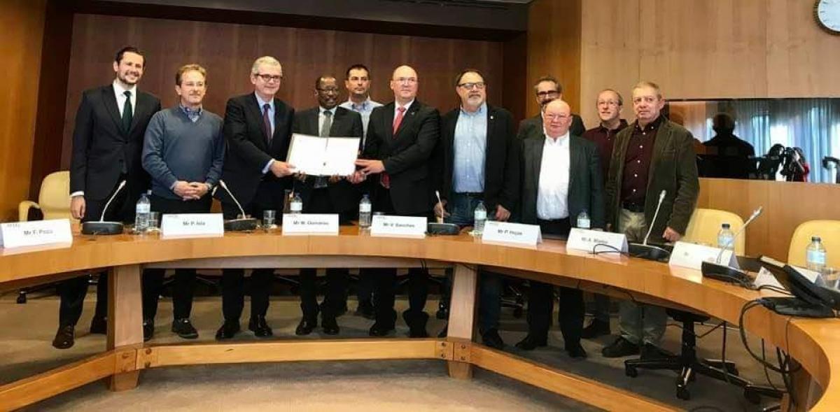 Acto de firma II Acuerdo Global en la sede de la OIT