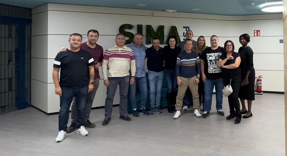 Comisión negociadora de CCOO tras la firma del preacuerdo