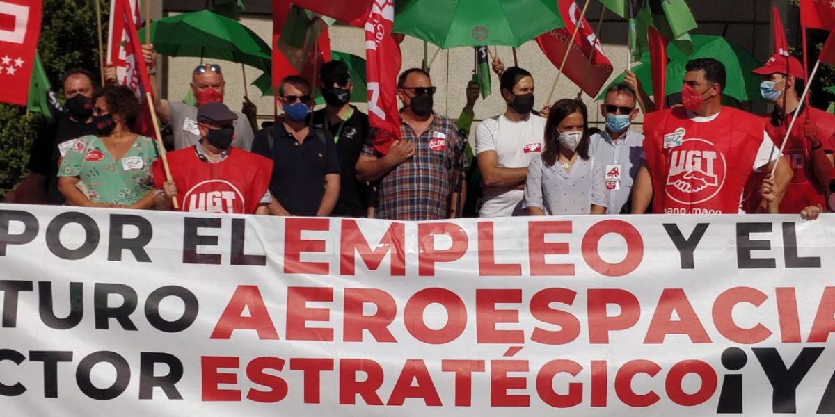 Manifestación Airbus