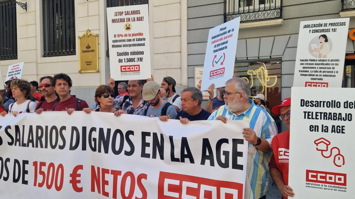 Concentración del Sector de la Administración del Estado en Madrid el 30 de junio de 2026