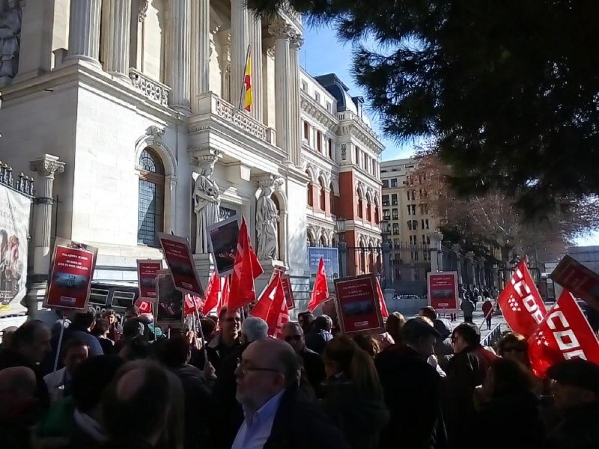 Concentración 30E en Madrid