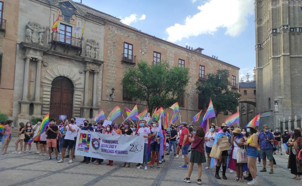 Manifestación del #Orgullo2021 en Toledo