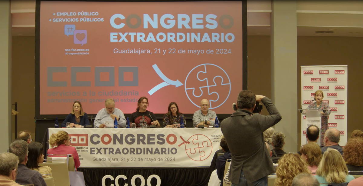 Intervencin de Isabel Borrell en el Congreso Extraordinario SAE FSC-CCOO Guadalajara 2024