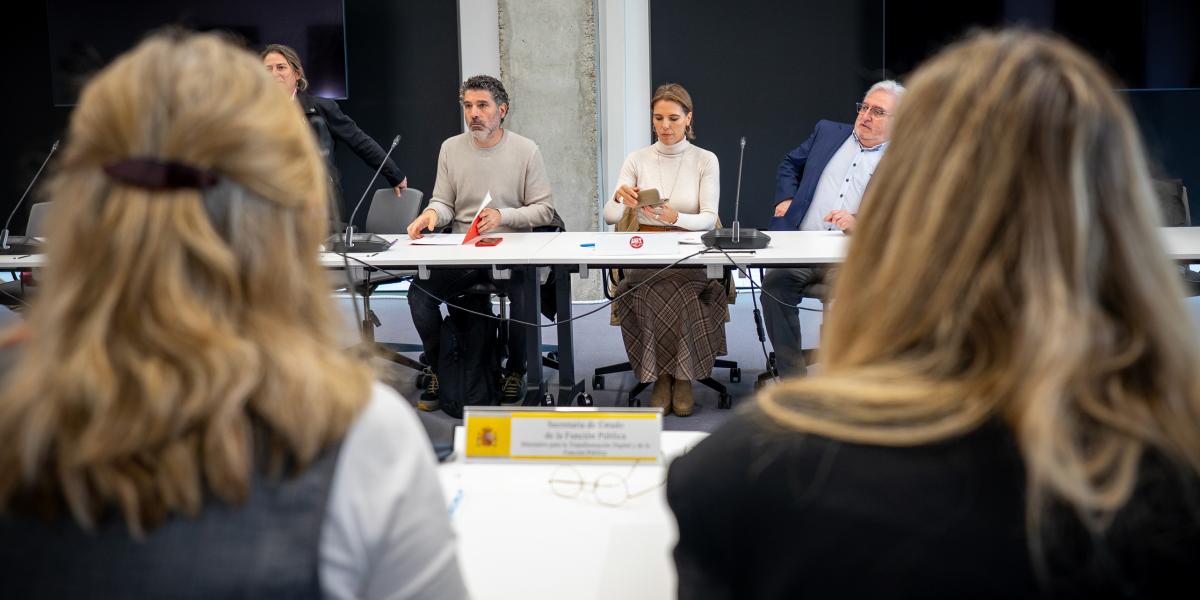Reunión del Área Pública de CCOO, junto con UGT Servicios Públicos y CSIF
