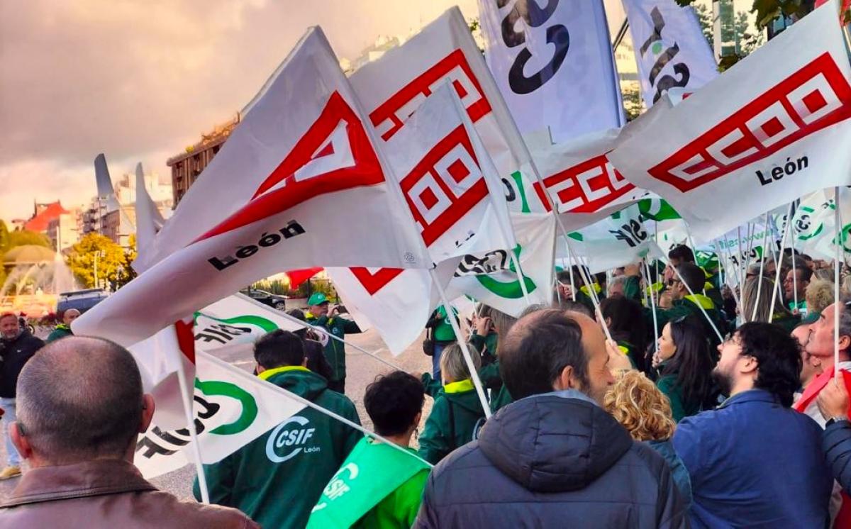 Concentración en León