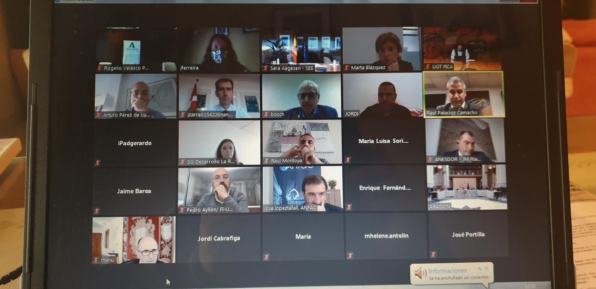 La última reunión de la Mesa del Auto se celebró de forma telemática