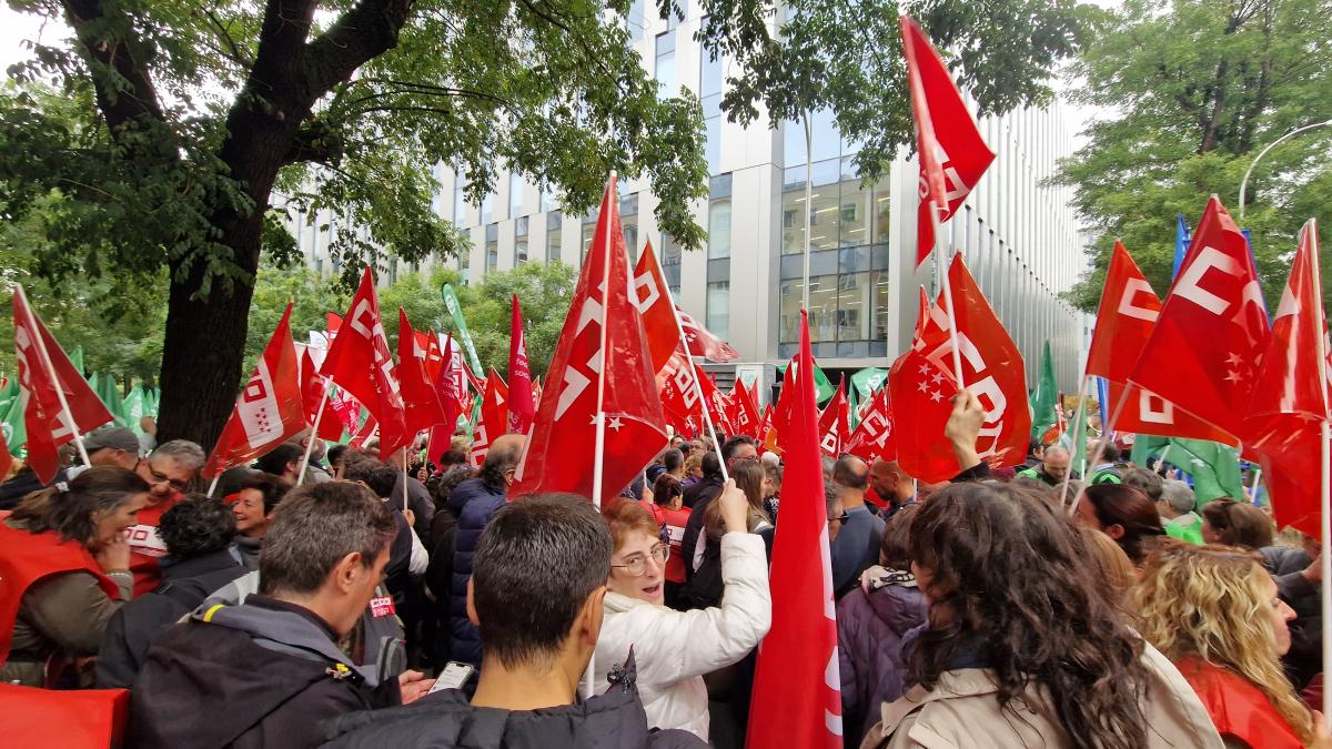 Concentraciones 30 octubre 2025 frente al Ministerio para la Transformación Digital y Función Pública