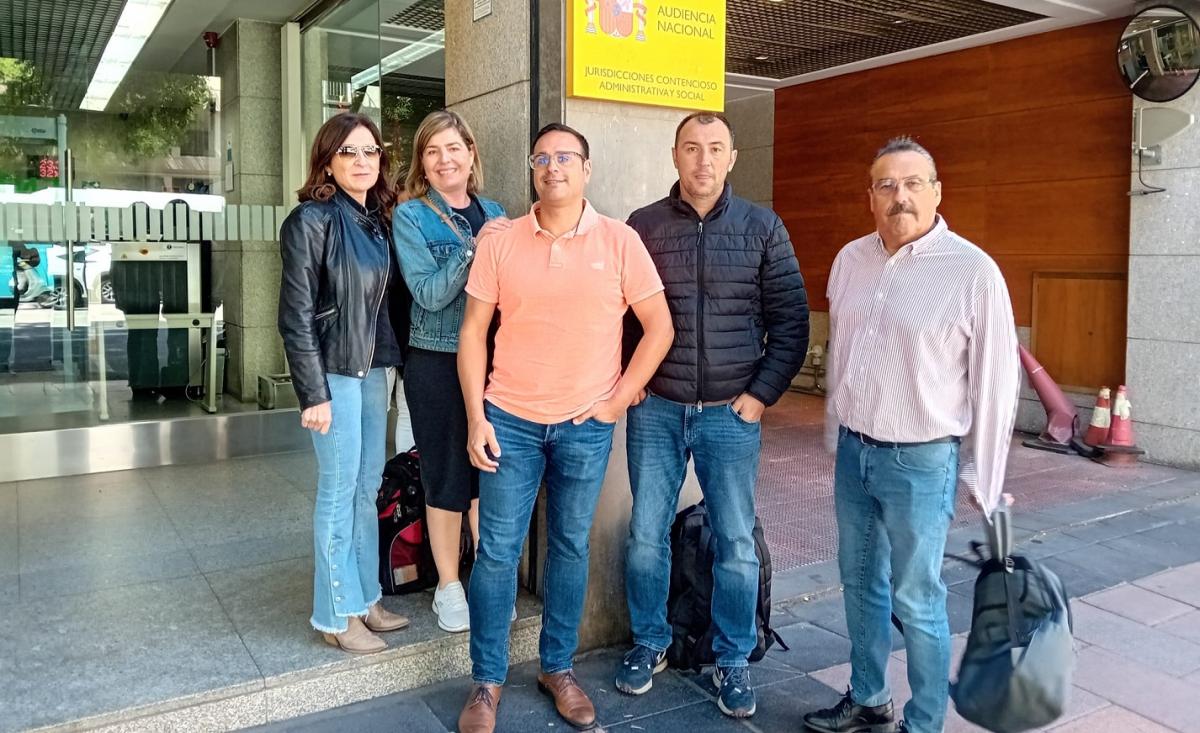 Representantes de CCOO en la mesa negociadora del convenio