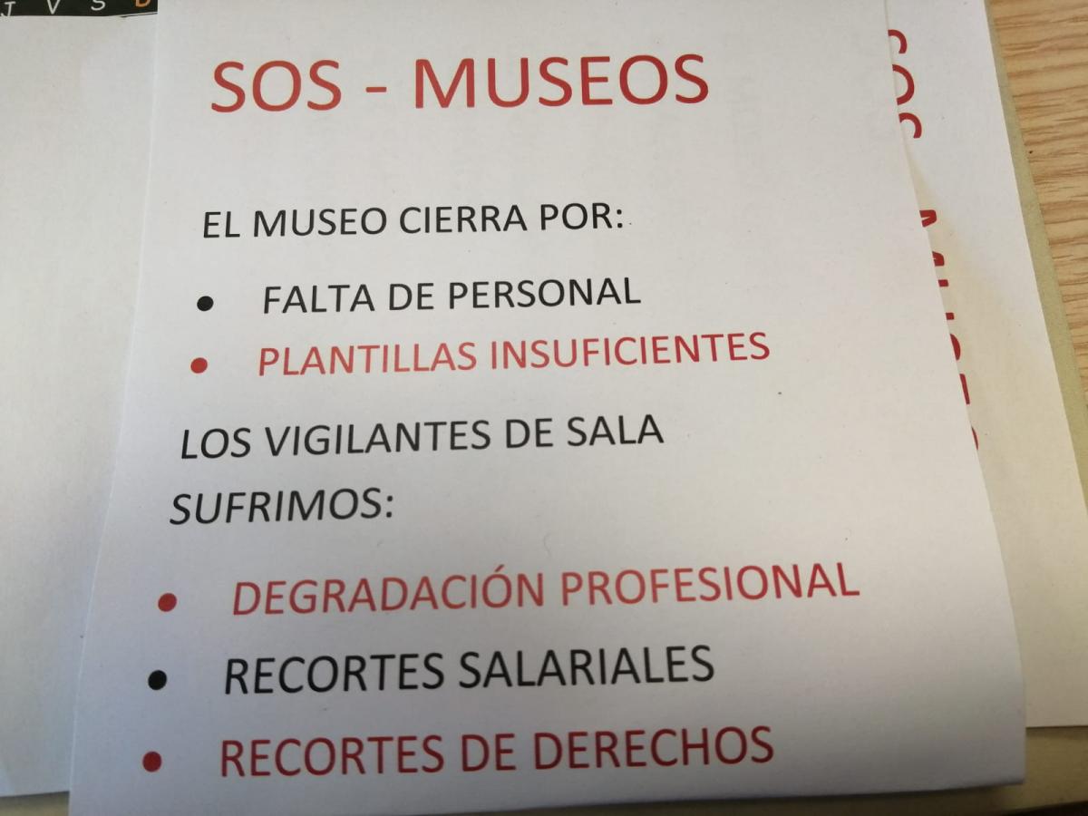 Cartel de SOS Museos