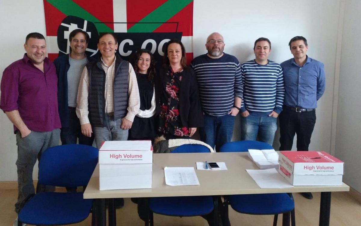 Sección sindical intercentros de CCOO en Gamesa
