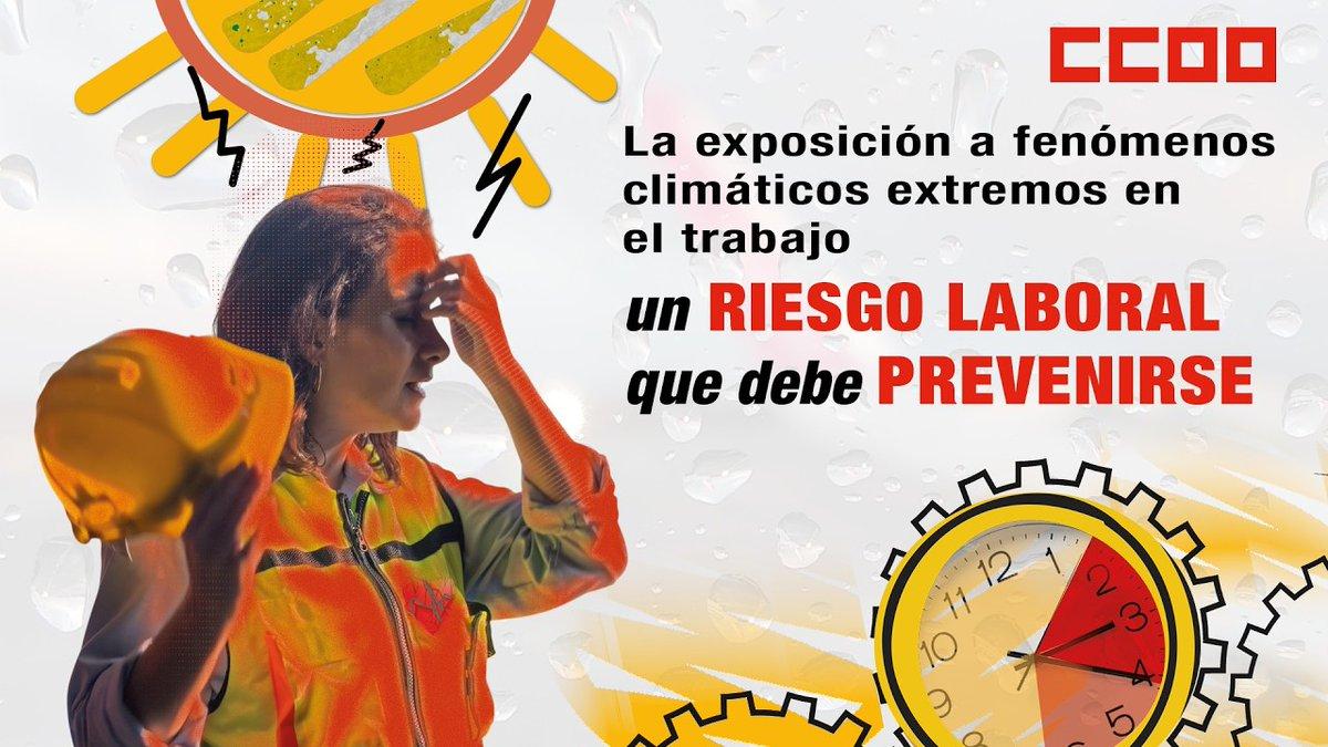Fenómenos climáticos extremos en el trabajo