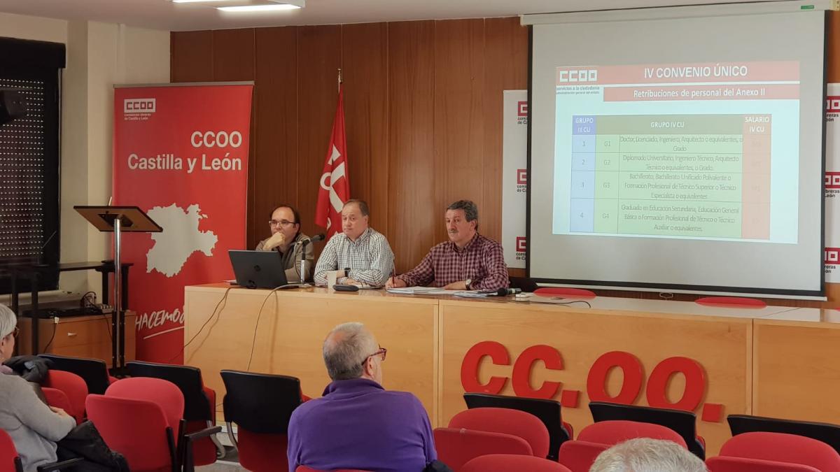 Asamblea CCOO en Valladolid 26 de marzo 2019