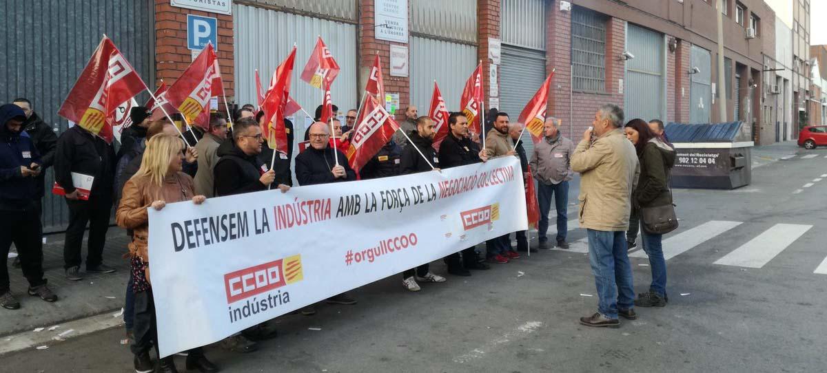 En el mes de abril CCOO convocó dos días de huelga en el sector