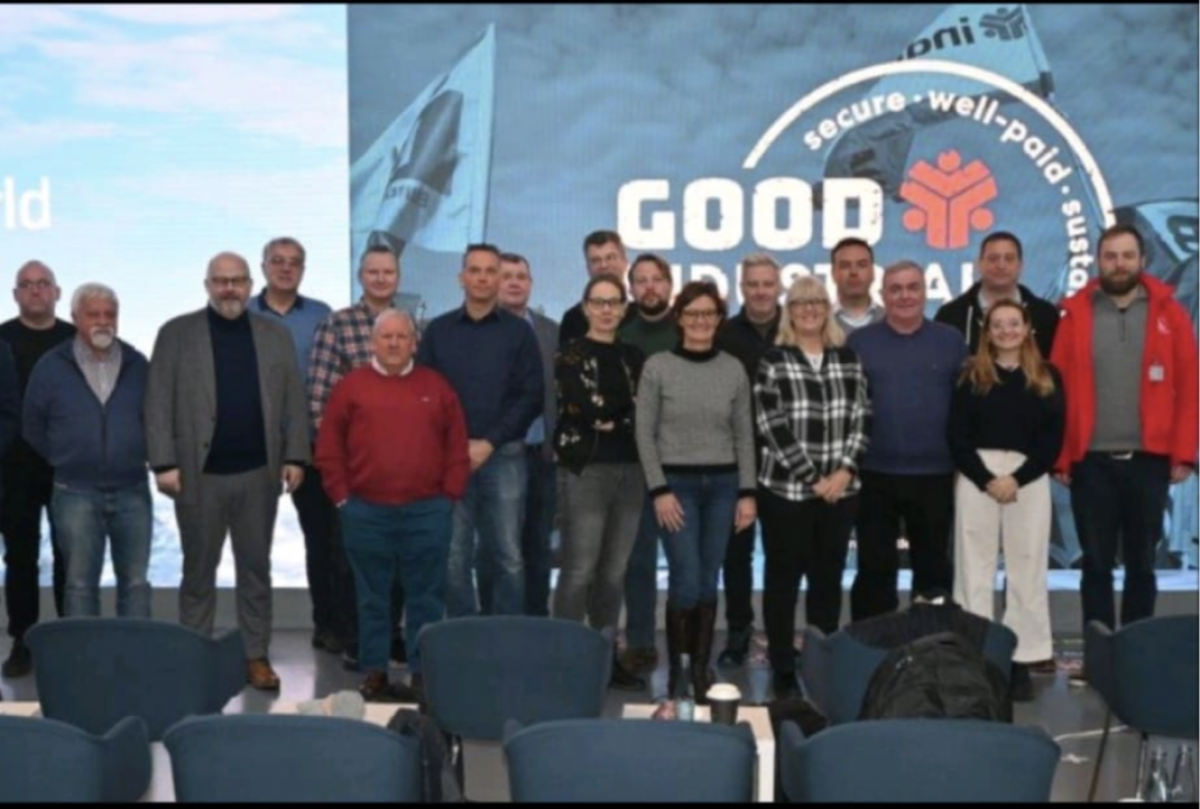 Participantes en la reunión de industriAll