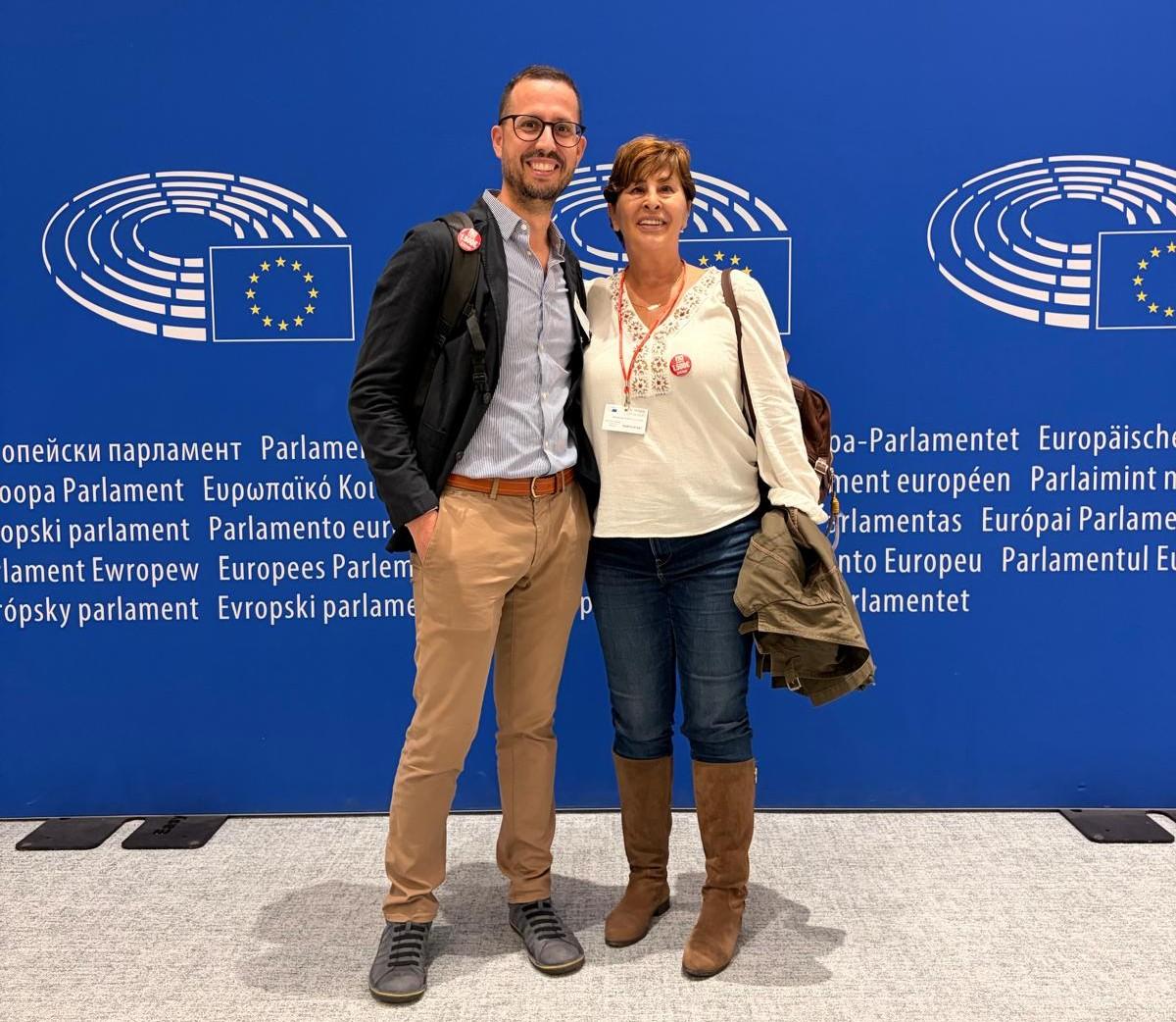 CCOO participa en la jornada sobre riesgos psicosociales en el Parlamento Europeo.