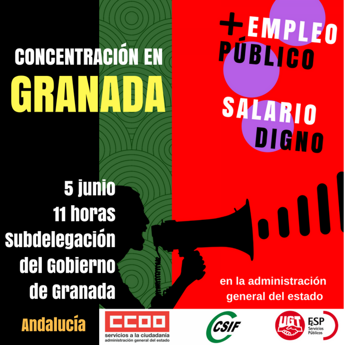 Concentración en Granada