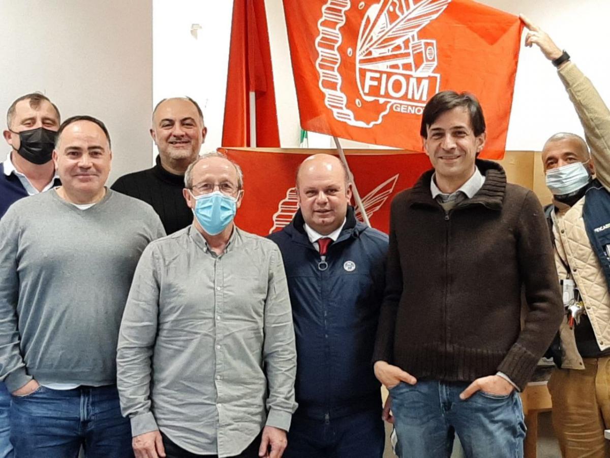 miembros de CCOO de Industria y FIOM