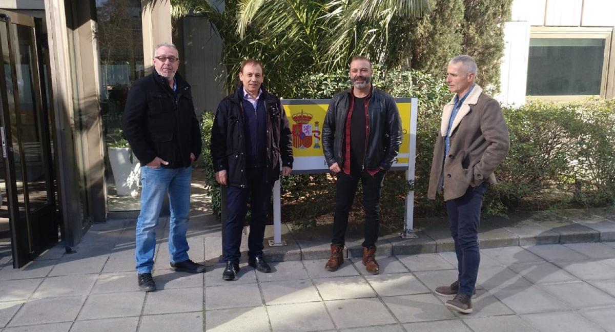 Representantes de CCOO en la comisión de seguimiento