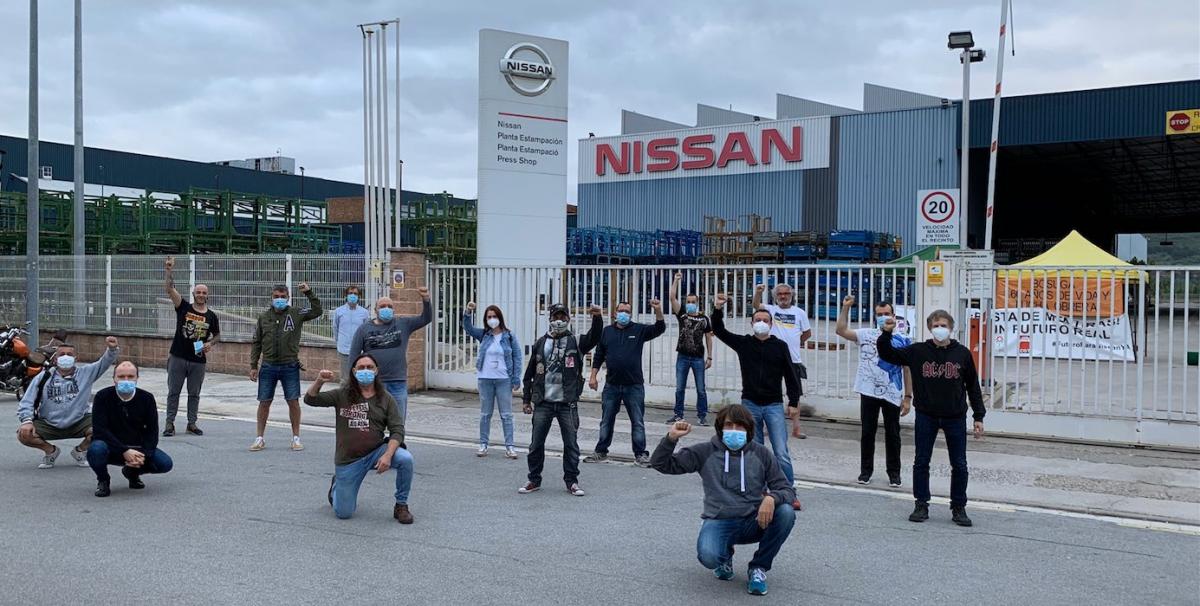 El piquete a las puertas de Nissan Montcada respeta las medidas de seguridad