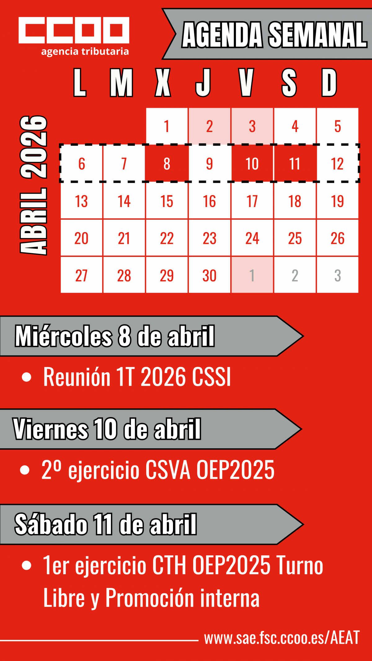 Agenda Semanal