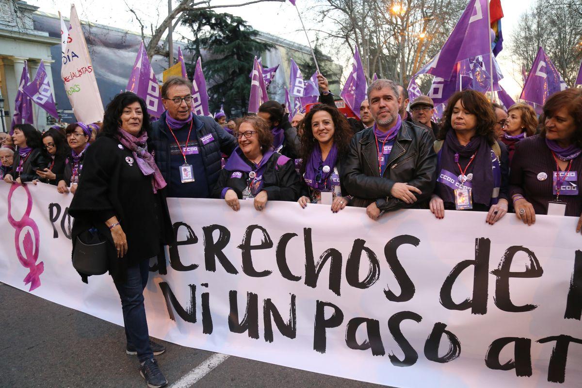 Manifestacion 8M, Día Internacional de la Mujer Trabajadora, Madrid 2019