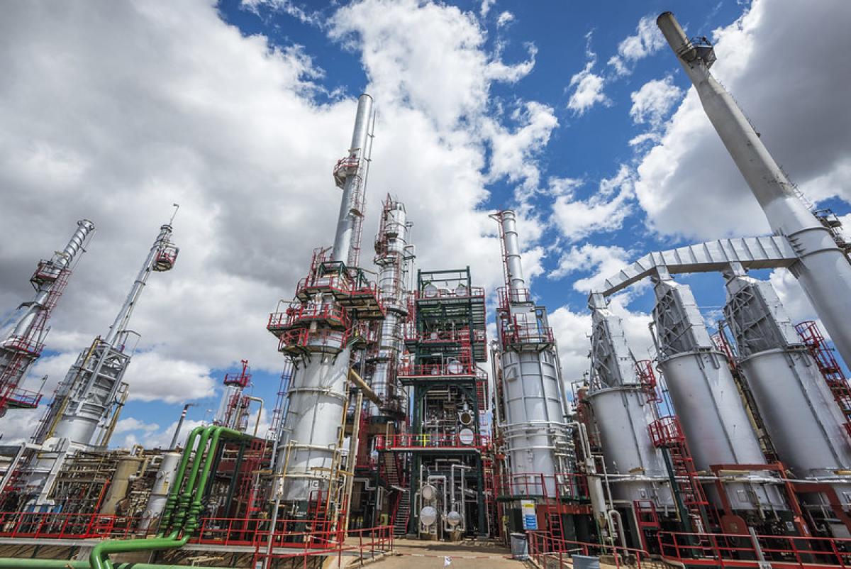 Complejo industrial de Repsol Puertollano