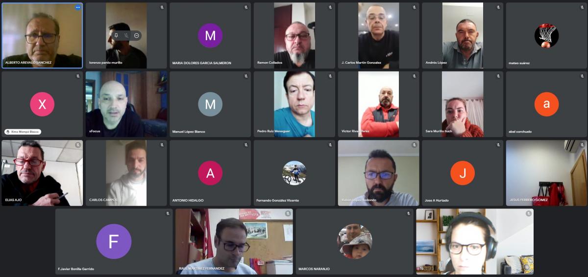 Asamblea virtual sobre el convenio colectivo estatal del vidrio y cerámica celebrada ayer 28 de octubre