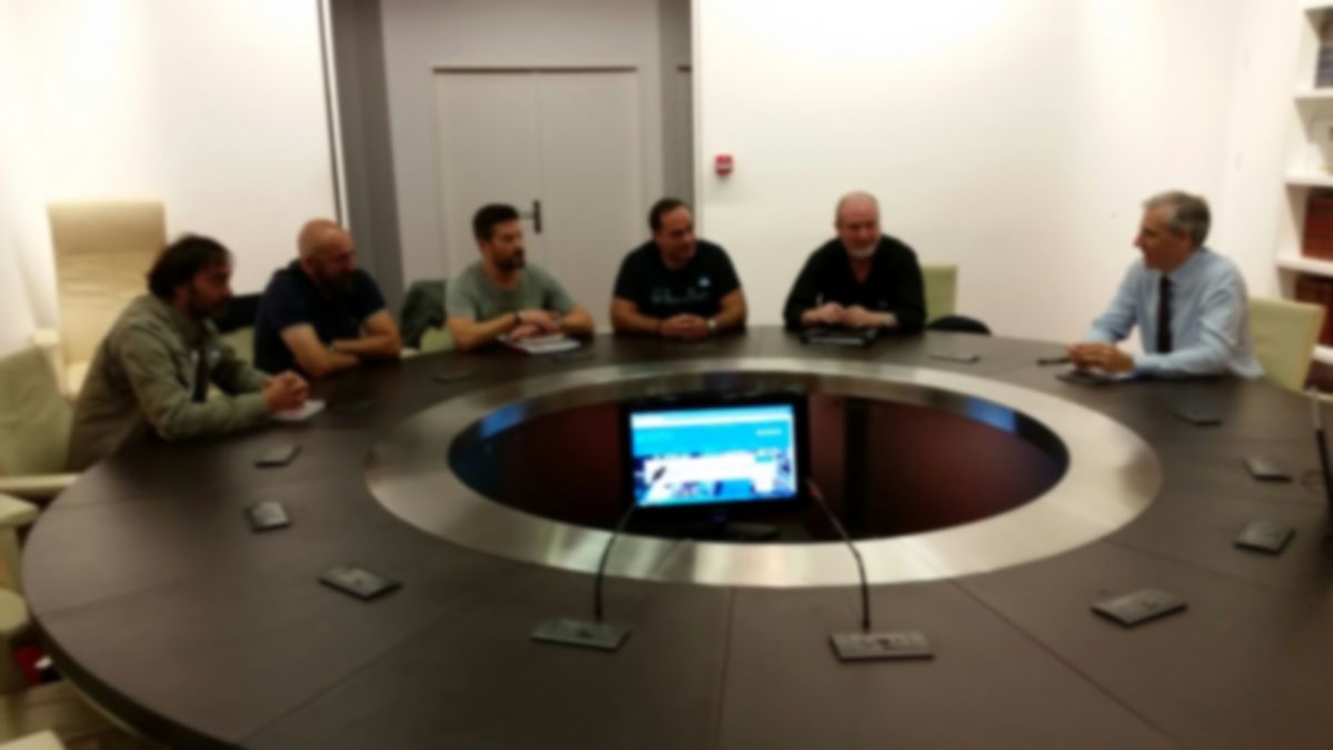 Xuntanza do Comité de Empresa de ALCOA - A Coruña co Conselleiro de Industria