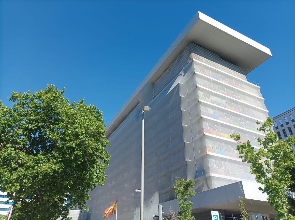 Sede del INE en obras en Paseo de la Castellana