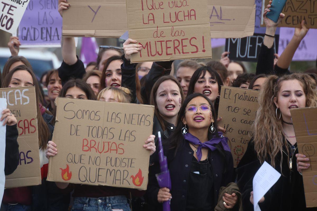 Manifestacion 8M, Día Internacional de la Mujer Trabajadora, Madrid 2019