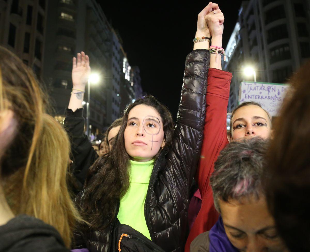 Manifestacion 8M, Día Internacional de la Mujer Trabajadora, Madrid 2019