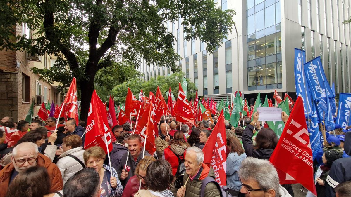 Concentraciones 30 octubre 2025 frente al Ministerio para la Transformación Digital y Función Pública