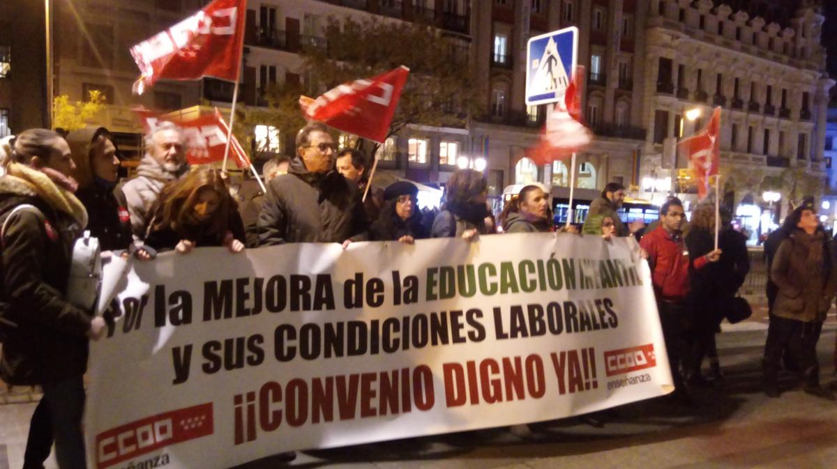 Por la mejora de la educación infantil y sus condiciones laborales