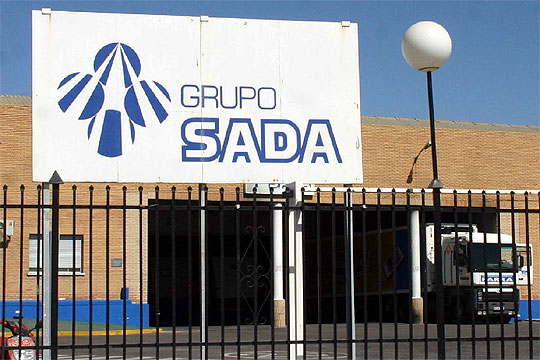 Exterior del centro de trabajo que el Gupo SADA tiene en Lominchar (Toledo)