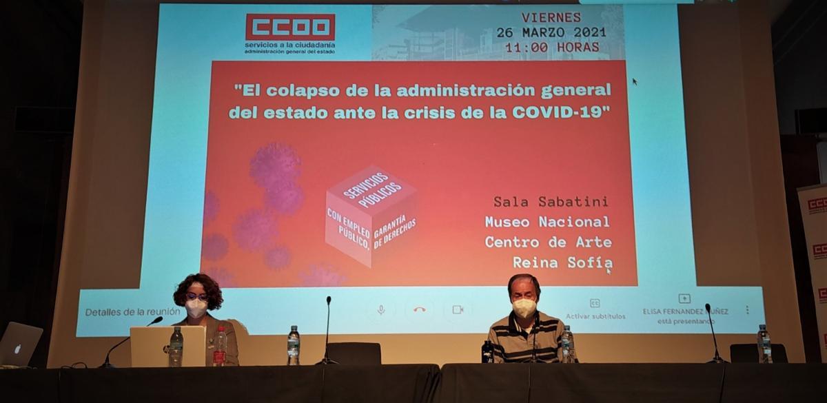 Acto de CCOO en el Museo Reina Sofía