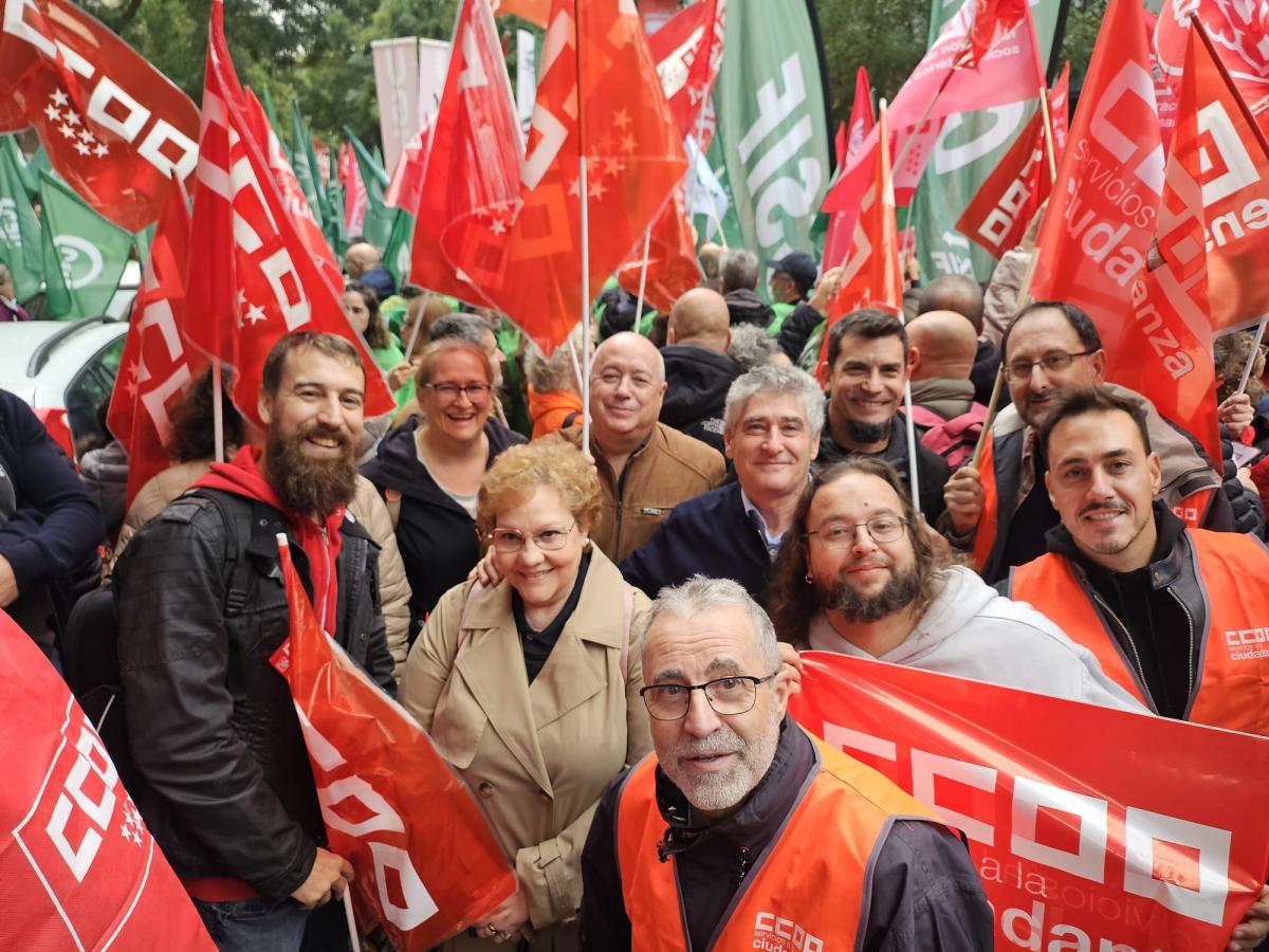 Concentraciones 30 octubre 2025 frente al Ministerio para la Transformación Digital y Función Pública