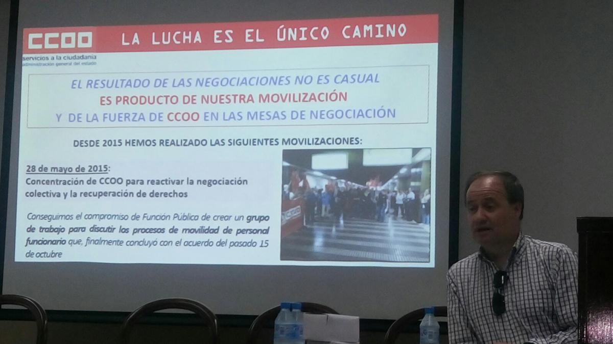 Asamblea CCOO en San Fernando (Cádiz) 30 mayo 2019