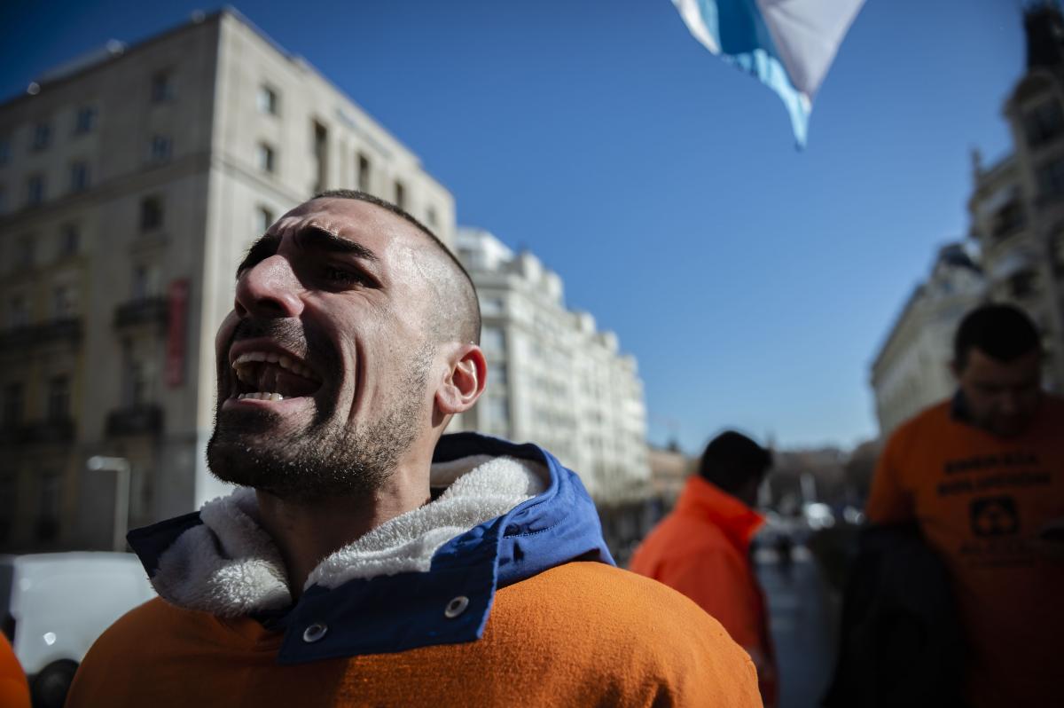 Concentracion Alcoa Congreso de los Diputados