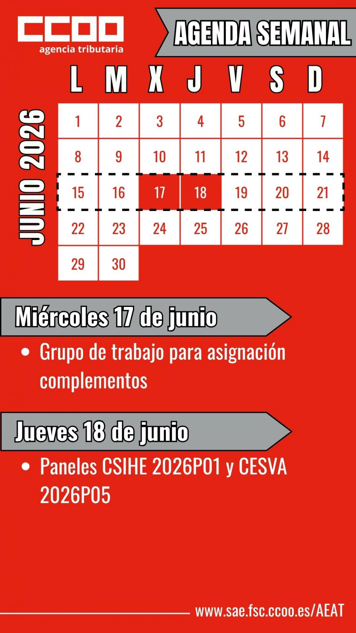 Agenda Semanal