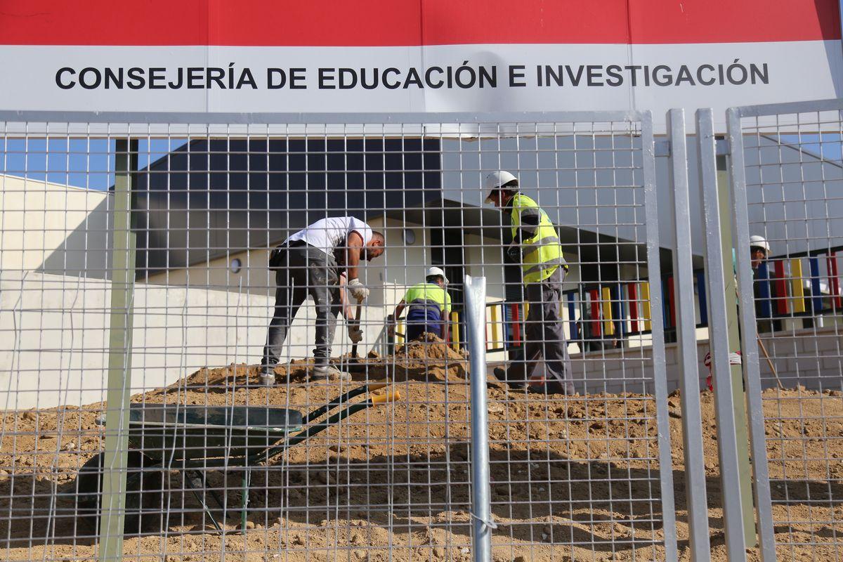 Inicio de curso escolar 2018/19 en obras