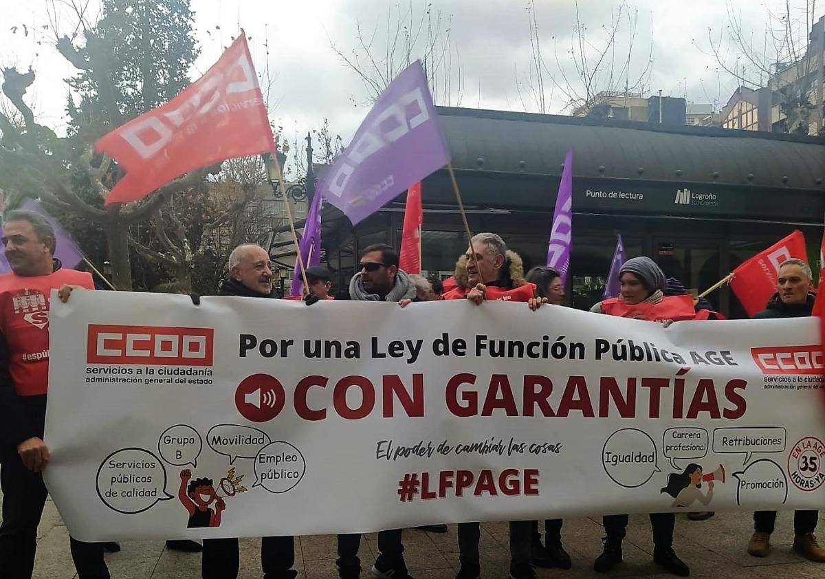 Concentración #LFPAGE Logroño