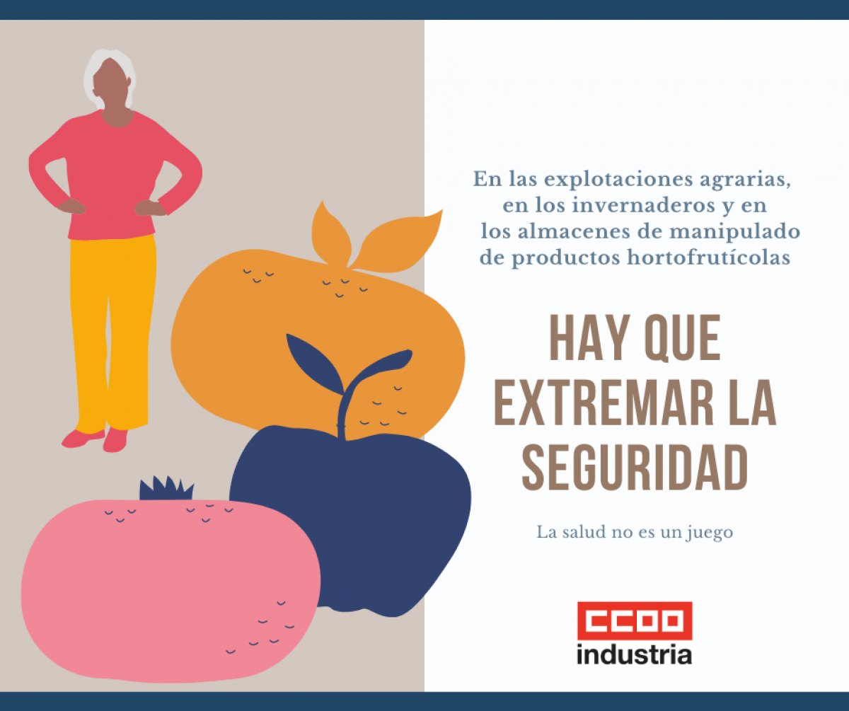 La cesta de la compra está garantizada si se extrema la seguridad en el sector agrario
