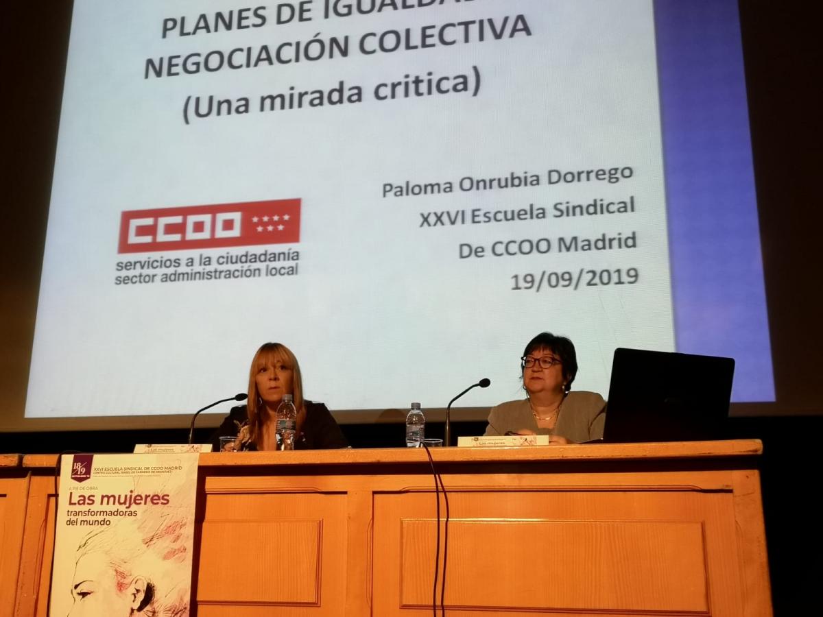 Carmen Mancheño y Paloma Onrubia