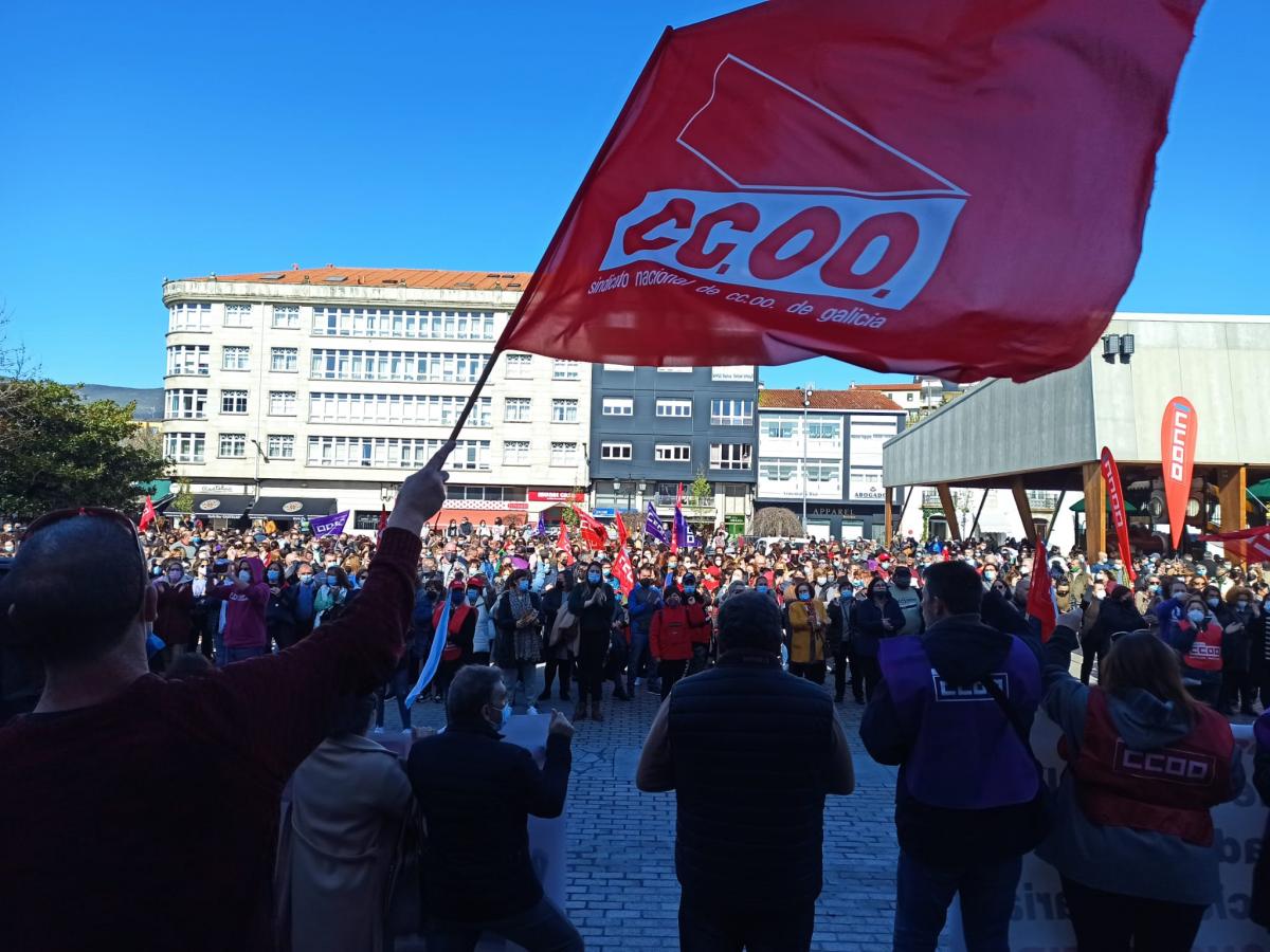 Manifestación en el sector de conservas de pescado